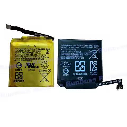 G1QME GHK2A 307mAh 328mAh Battery For Google Pixel Watch 1 Watch 2 Watch2 Smart Watch