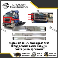 NISSAN UD CD48 GE13 CKA45 CHROME BONNET FRONT PANEL GARNISH NISSAN LORI LORRY TRUCK TRAILER ACCESSOR