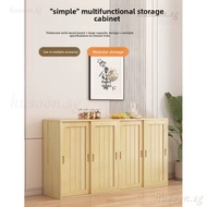 E0 grade solid wood sliding door balcony storage cabinet bay window cabinet customized multi-layer s