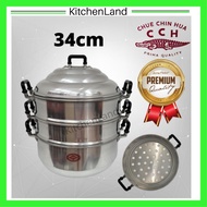 34cm Kukus Tebal Thailand/Steam Pot/ Steamer