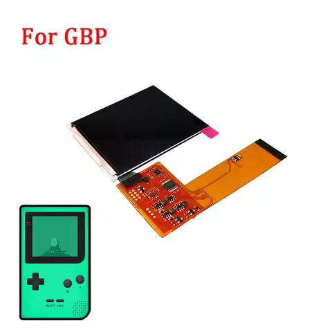 Full screen IPS LCD Kits for GBP High Light LCD screen IPS backlight screen for GAMEBOY POCKET with 