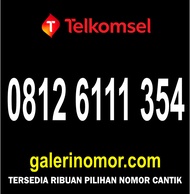 Nomor Cantik Simpati Telkomsel Prabayar Support 5G Nomer Kartu Perdana 0812 6111 354