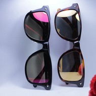 [0 degree lenses - SEE DESCRIPTION CAREFULLY - Avoid returns] Japanese d'enfer 2Hand square sunglass