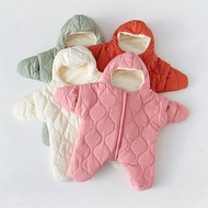 Pai Daxing Baby Sleeping Bag Hug Quilt Autumn Winter Style Plus Velvet Thick Newborn Baby One-Piece 