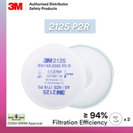 [SELL BY BOX] 3M Particulate Filter  2125 2128 2135 2138 P2R P3R DOSH SIRIM Replacement of 2071 2091