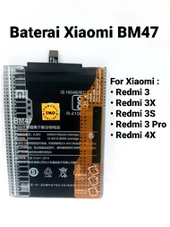 Baterai /Battery Xiaomi BM47/ Baterai Xiaomi Redmi 3/ 3X/ 3S/ 3 PRO/ 4X