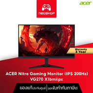 ACER จอมอนิเตอร์ Nitro Gaming Monitor VG270 X1bmiipx (IPS 200Hz)