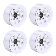 4Pcs 1.55" Metal Rc Beadlock Wheel Rims Diy Toys Acssory