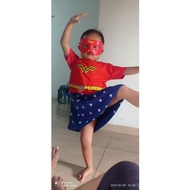 Children's costume wonder woman's suit girls' dress