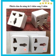 3-pin to 2-pin universal plug