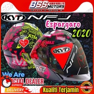 KYT NFJ Helmet Espargaro 2020 X Series 100% ORIGINAL Double Visor NF-JET Open Face Helmet Topi Keledar KYT