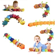 ตุ๊กตาหนอนผีเสื้อของเล่นนุ่ม, ยาว 60 ซมมีดนตรีประกอบ    Soft Plush Caterpillar Childrens Musical Toy, 60cm Long