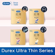 [4 Types Fetherlite] 3s High Quality Fetherlite Ultra Thin Natural Latex Durex Condoms for Greater Sensitivity Closefit Warming Extra Lubrication Condom Sleeve