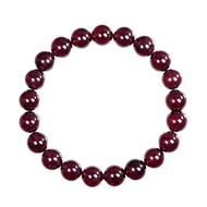 【正佳珠寶】石榴石 頂級紫牙烏 8.8-9.3mm 紫牙烏石榴石手珠