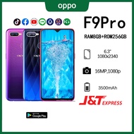 OPPO F9/F9 Pro โทรศัพท์มือถือแบรนด์ใหม่ (ของแท้ 100%) RAM 6G ROM 128GB หน้าจอ 6.3 นิ้ว รับประกันฟรี 1 ปี