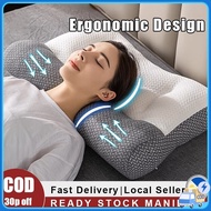 Ergonomic Neck Pillow for Pain Relief with High-Density Memory Foam Core Help Sleep