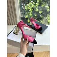CHANEL 8cm Heel Mary Jane Shoes/High Heels