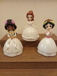 Bandai Princess Capchara Heroine Dreamy Style Display Figure 迪士尼公主夢幻婚紗系列 扭蛋擺設公仔