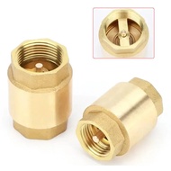 NPT Brass Check Valve Female Thread In-Line Spring for Water Control 1/2" 3/4" 1" 2" 1-1/2" 1-3/4" D