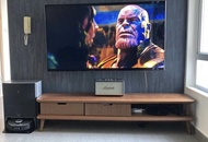 實木胡桃木電視櫃 Solid Wood TV Stand / TV Bench with Drawers