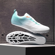 Female Professional Sprint Spiked Shoes Track And Field Hurdle Long Jump Wear Resistant Athletic Foo