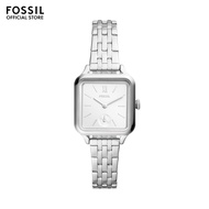 Fossil Women's Colleen Analog Watch ( BQ3830 ) - Quartz, Silver Case, Square Dial, 14 MM Silver Stainless Steel Band