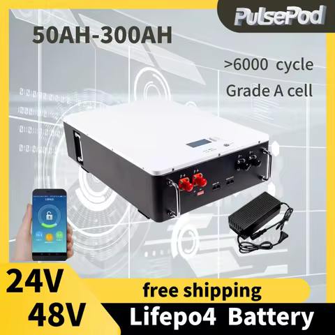 24V 48V 2KW 3KW 5KW Solar energy 100ah 150ah 200ah 50ah Lithium Lifepo4 Battery for Energy Storage P