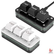 Customizable 3 Key Macropad Mini Gaming Keyboard for Programming