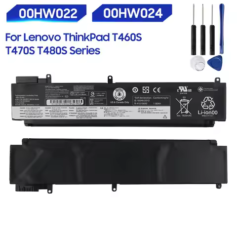 Battery For Lenovo ThinkPad T460S T470S T480S 01AV405 00HW024 SB10J79003 01AV406 00HW025 SB10J79004 