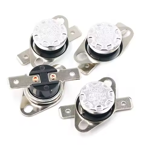 4pcs NC NO Temperature Sensor Switch 90℃95℃100℃110℃115℃120℃125℃135℃140℃150℃155℃160℃165℃170℃175℃180℃ 