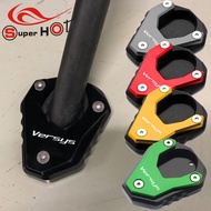 For Kawasaki Versys650 VERSYS 650 Accessories Side Stand Enlarge Plate Kickstand Extension 2010-2021