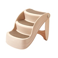 Pet Ladder Climbing Ladder Pet Supplies Indoor Home Sofa Step Foldable Non-Slip Pet Climbing Ladder