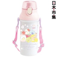 角落小顆伴 - 日版San-X 角落生物 水果化身派對 粉紅色 日本製 有繩保溫保冷水壺 480ml (331)【市集世界 - 日本市集】
