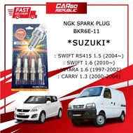 Suzuki Swift RS415 1.5 (2004~) Swift 1.6 , Vitara 1.6 Carry 1.3 (BKR6E-11) Ngk Spark Plug Set 100% Original