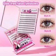 120Cluster Glue-free False Eyelashes Reusable Self-Adhesive Lashes First Choice for Beginners Glue F