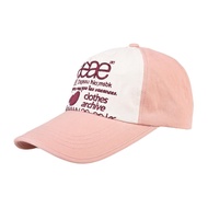 [aeae] ]WEB LOGO 5PANNEL CAP [PINK/BUGUNDY]