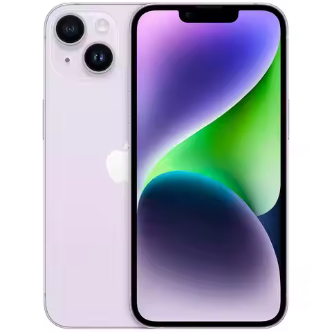Apple / iPhone 14 PSIM / A2881 / 128GB / Purple / GSM Unlocked / GSM Unlocked / A1-Stock-Includes Ch
