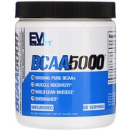 Evlution Nutrition Bcaa 5000 Powder Muscle Repair Llean mass Muscle Recovery  60 Servings