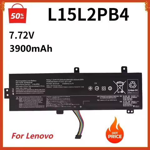 L15L2PB4 Laptop Battery for Lenovo IdeaPad 310-15ISK 310-15IKB 510-15IKB L15L2PB5 L15M2PB5 L15C2PB3 
