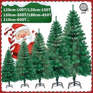 Christmas Tree 2FT/4FT/5FT/7FT Metal Stand Christmas Tree Fast Assemble Christmas Decorations PVC