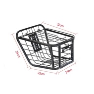 ST/🏅Bicycle Rear Bicycle Basket Mountain Bike Bold Rear Seat Basket Folding Bicycle Basket Rear Rack Bike Basket Vegetab