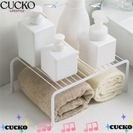 CUCKO Storage Shelf Bathroom Iron Single Layer Cupboard Shelf