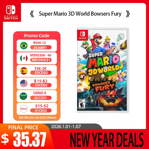 Nintendo Switch Game - Super Mario 3D World Bowsers Fury - 100% Official Original Physical Game Card