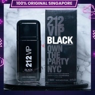News [ 100% Original Singapore ] 212 Vip Black Parfum Pria Parfum