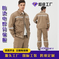 Cotton Flame Retardant Anti-Static Welding Protective Clothing Anti-Scalding Special Labor Protectio