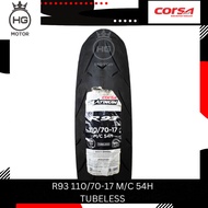 Tire CORSA R93 R 93 Platinum 110/70 130/70 150/60 RING 17 TUBELESS