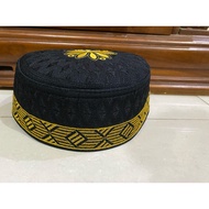 Peci kopia bugis hadrami / songkok bugis floral motif
