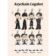 Hi.Junei - Keychain Lngshot Acrylic 8cm Dua Sisi