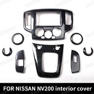 For NISSAN NV200 carbon fiber pattern interior cover trims,NV200 gear panel garnish