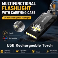 New Mini Super Bright Work Light Keychain Light Pen Usb Clip Design Lamp High Charging Lumen B3o0